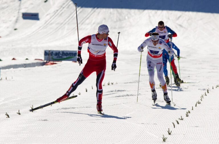 Calle utmanade Northug och grejade silver