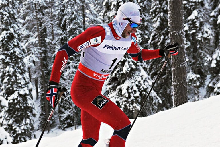 Northug tog fel stavar – åkte med Björgens
