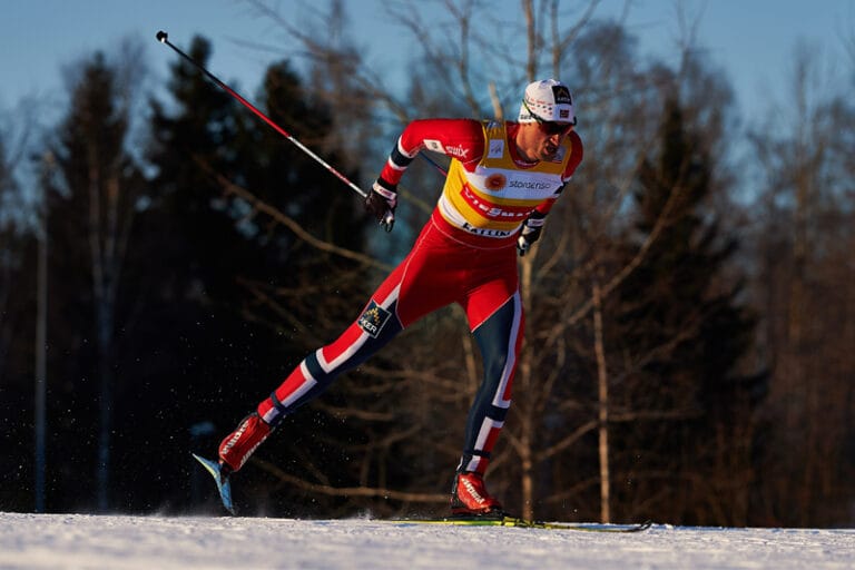 Calle trängde sig in bland alla norrmän