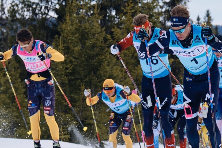 Spännande kamp mellan Persson och Novak