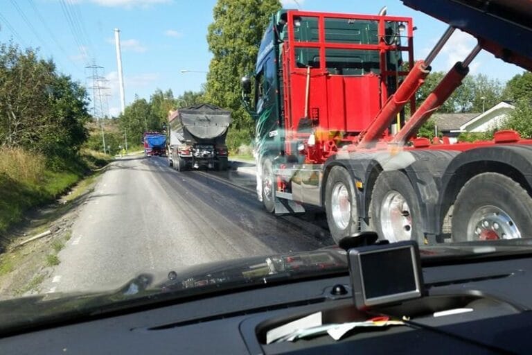 Nyasfalterat på Alliansloppet