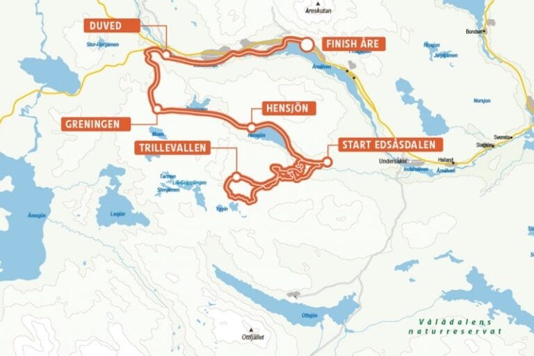 Årefjällsloppet flyttar starten till Edsåsdalen