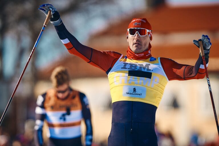 Nygaard först till tre totalsegrar bland herrarna