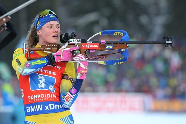Hanna Öberg nära pallen trots två bommar