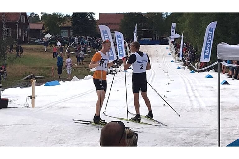 Maja och Marcus sprintade bäst i Idre