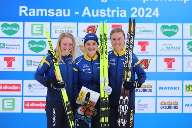 Ny svensk VM-trippel – andra raka guldet för Olsson