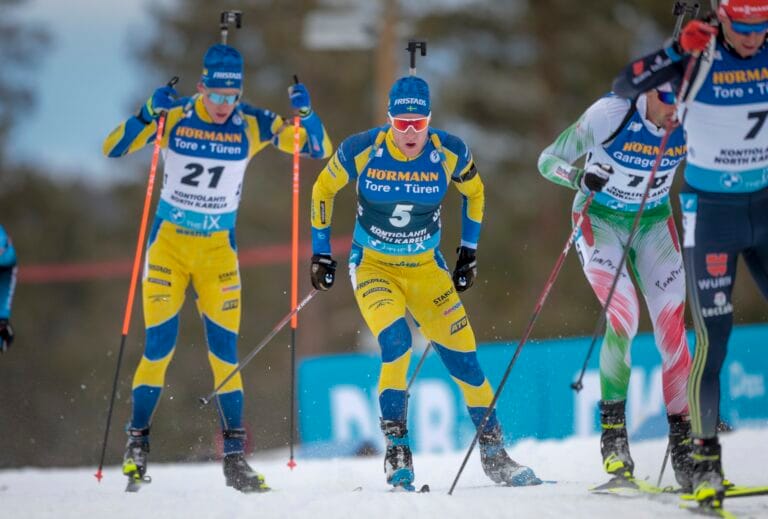 De svenska skidskytteherrarna bommade bort sig