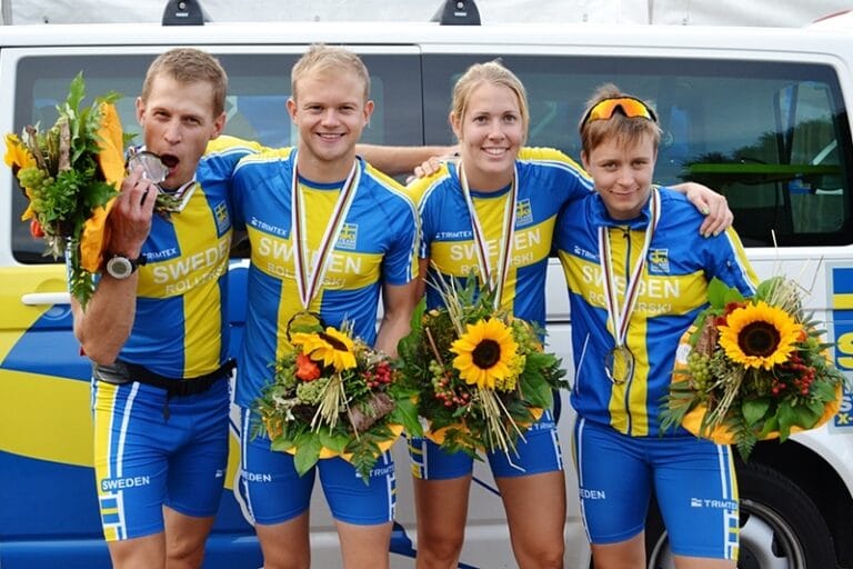 Nya medaljer för rullskidslandslaget