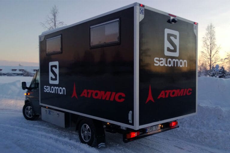 Amer Sport satsar på service- och testbuss