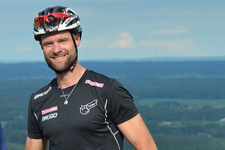Samuel på pallen i Oroslavje
