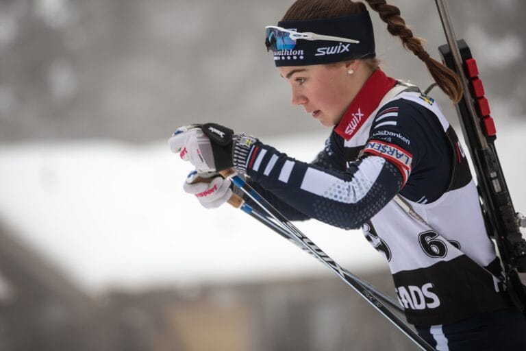 18-åriga Sara Andersson fyra på IBU-cupen