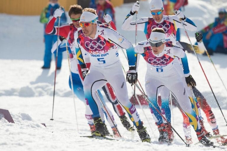 Bilder från den märkliga sprintdagen