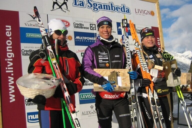 Sandra Hansson vann första deltävlingen i Euroloppet, La Sgambeda