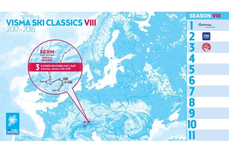 Kaiser Maximilian Lauf tredje loppet i Ski Classics