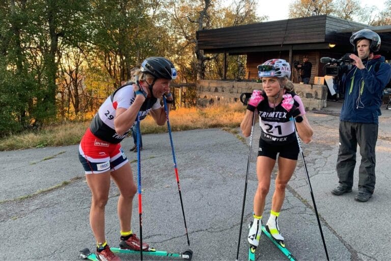 Johaug och Helland vann Ragde Charge opp Tryvann