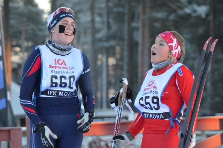 Bara juniorklasser i kalla MoraPinglan