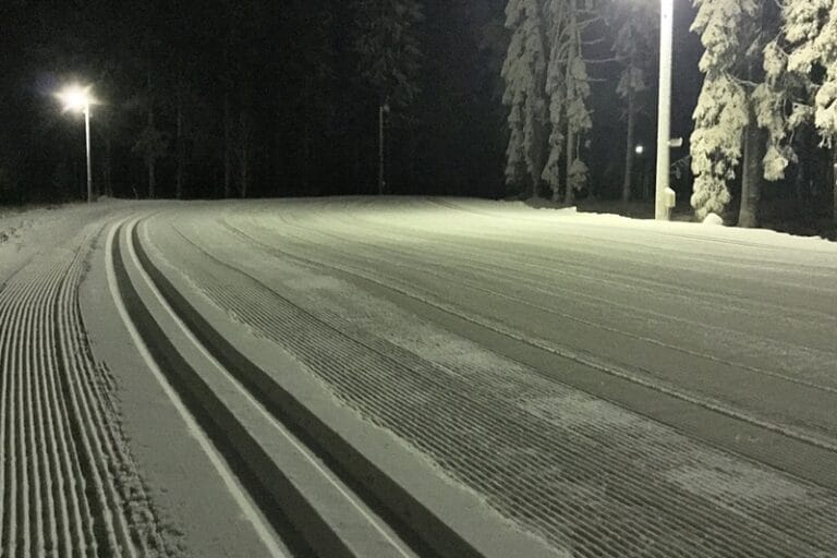Klart för skidåkning i Tranemo