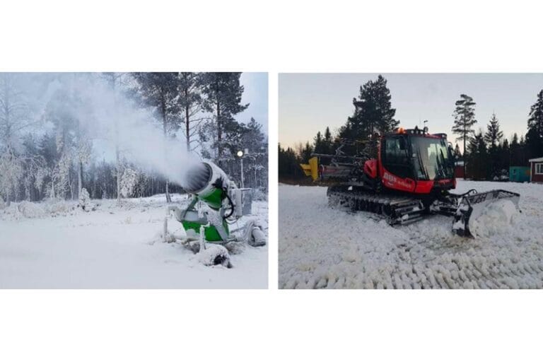 Ånnabodas kanonsnöspår öppnat