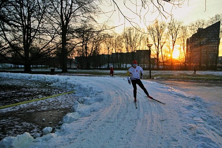 500 meter skidspår i Lund!