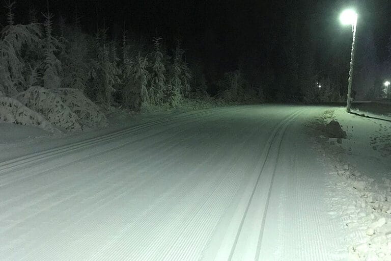 Klart för skidåkning i Tranemo