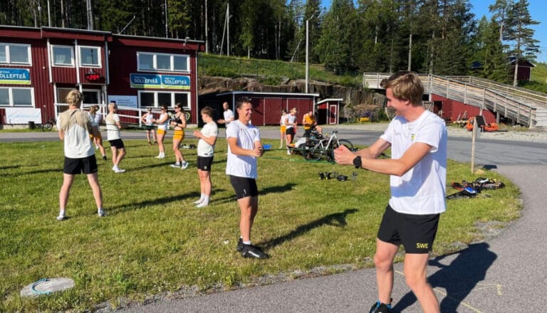 Sommarens första läger för längdlandslaget