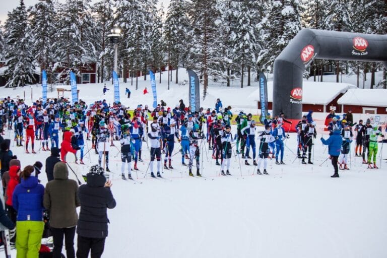 Dubbelt Lager 157 på Axa Ski Marathon