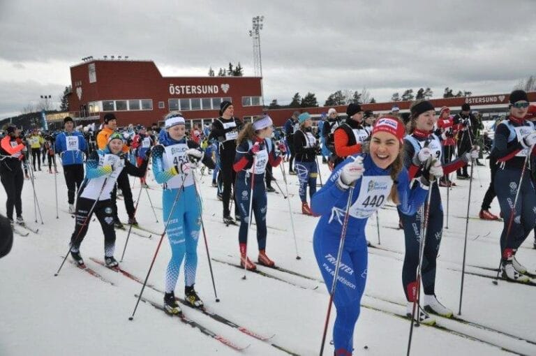 Många deltagare på Östersund Ski Festival