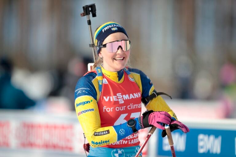 Stina Nilsson tog första pallplatsen