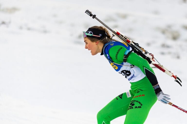 Stina Nilsson trea på uttagningstävling