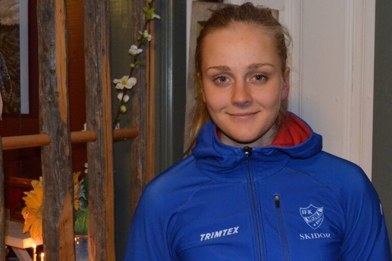 Stina Nilsson ledare på Torsby sommarskidskola