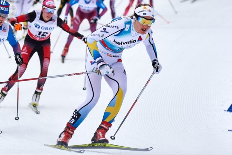Stina sex poäng bakom Maiken innan Lahtis