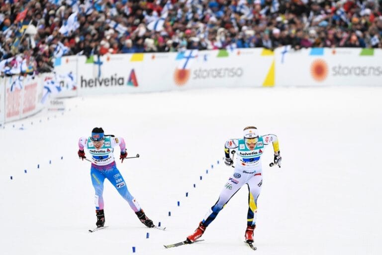 Stina Nilsson spurtade hem silver till Sverige