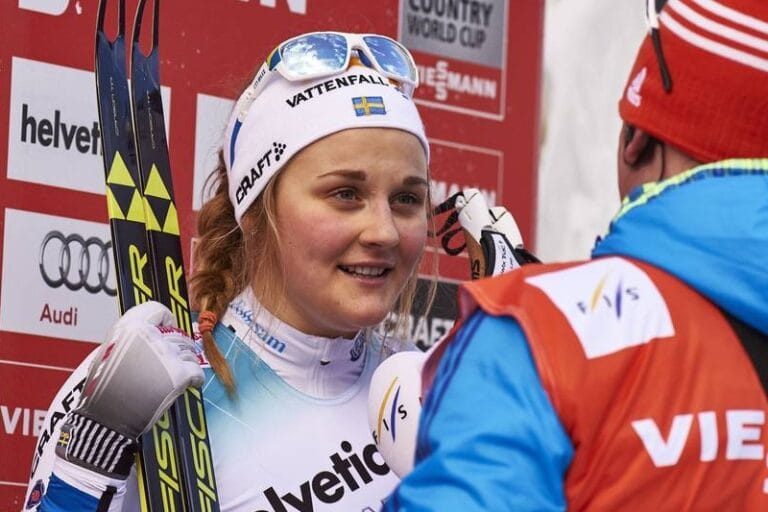 Stina Nilsson leder sprintvärldscupen