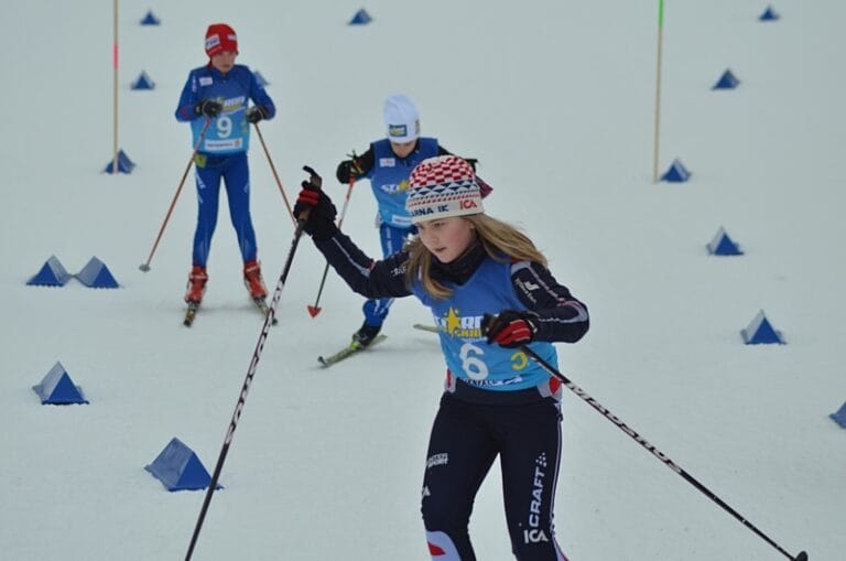 Bilder från Stjärna på skidor-stafetten