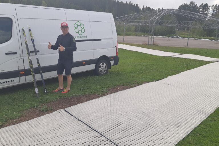 Supersprint på plastspår i Bollnäs