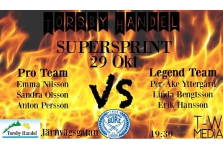 Supersprint i Torsby centrum