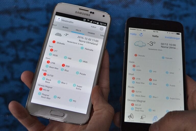 Vasasvahns vallaapp för både iPhone och Android