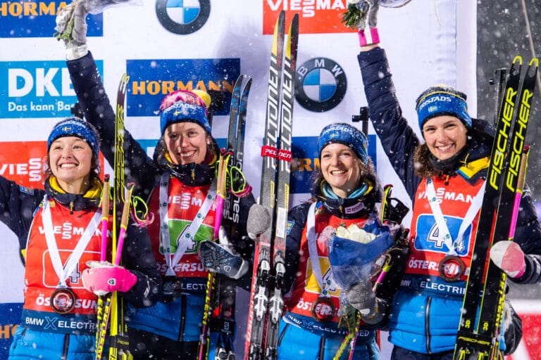 Hanna Öberg tappade ledningen – Sverige trea