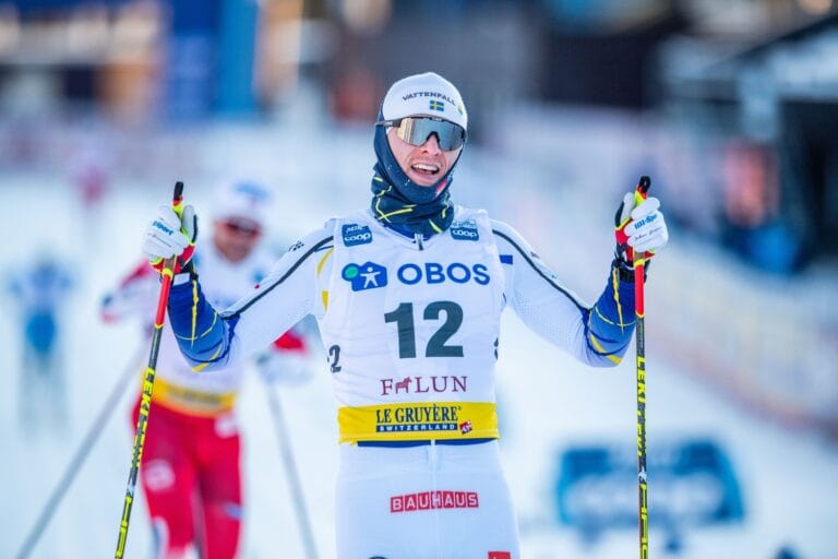 Oskar Svensson tvåa bakom Kläbo