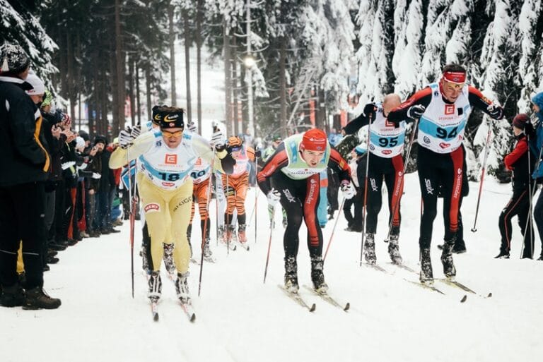 Fina förhållanden för Jizerská Padesátka