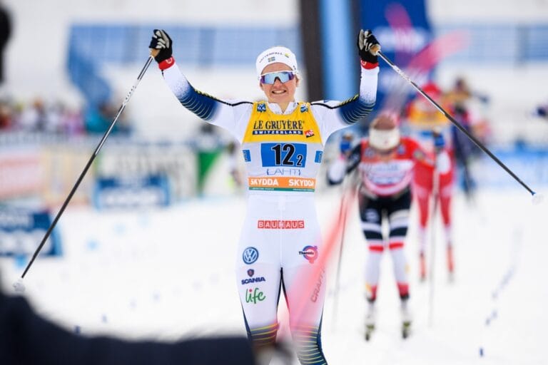 Maja fixade seger för Sverige trots fall