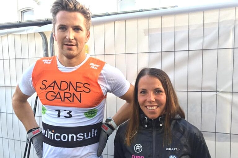 Teodor Peterson fin trea på masstarten i Sandnes