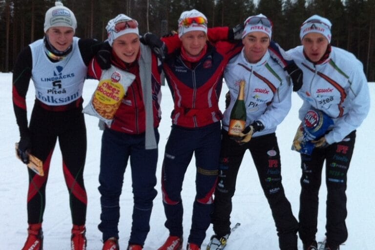 Testrace på Lindbäcksstadion