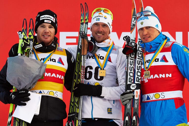 Superlopp av Johan Olsson i Davos