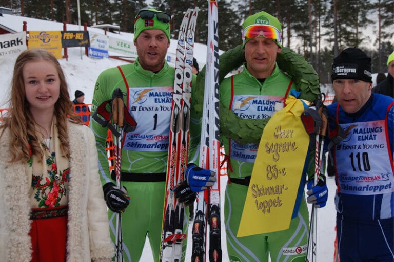 Jerry Ahrlin stakade bäst i Skinnarloppet