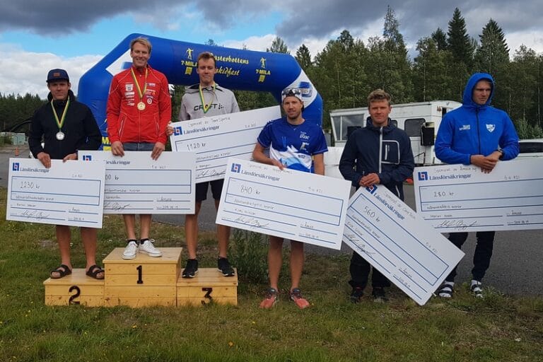 Gustav Nordström och Linn Sömskar vann i Åmsele