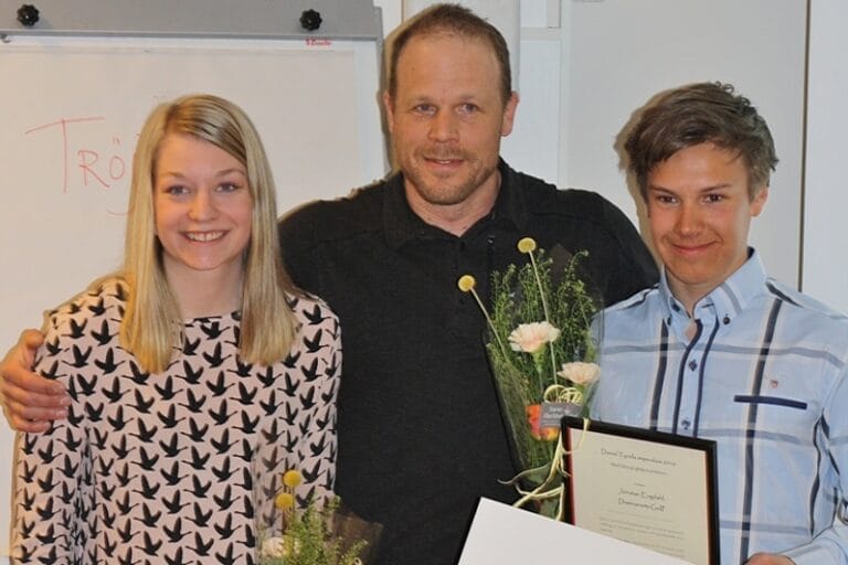 Moa och Jonatan Daniel Tynell-stipendiater