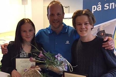 Tynells stipendium till Moa och Sebastian