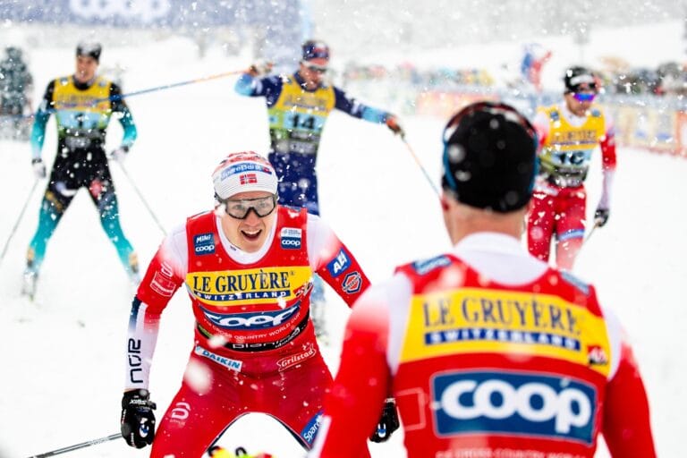 Dubbelt Norge i herrarnas sprintstafett i Planica – Sverige nia