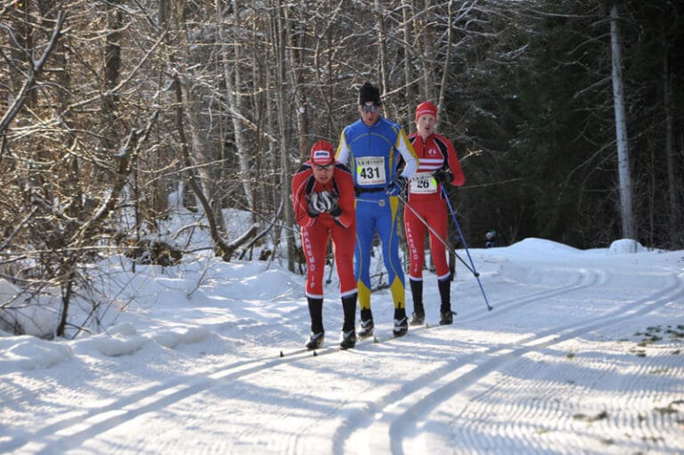 En mil konstsnö – Västgötaloppets mål